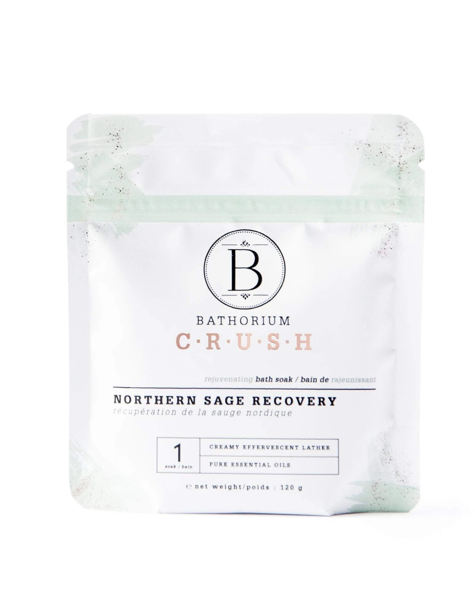 Bathorium Bath Soak - Northern Sage Recovery Crush - 1 bath