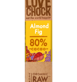 Lovechock Almond Fig Organic Raw Chocolate