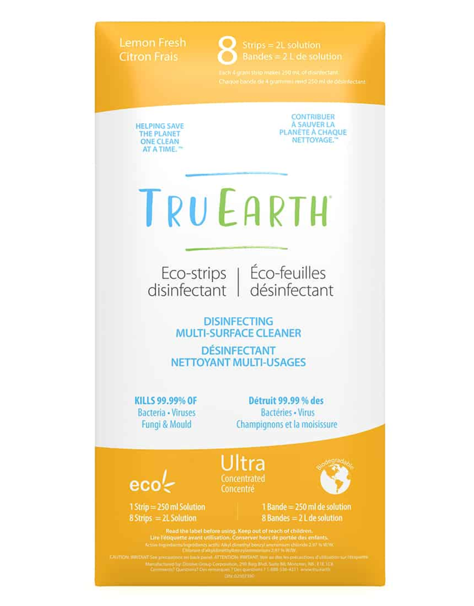 Tru Earth Tru Earth Eco-strips Disinfecting Multi-Surface Cleaner 8 pack