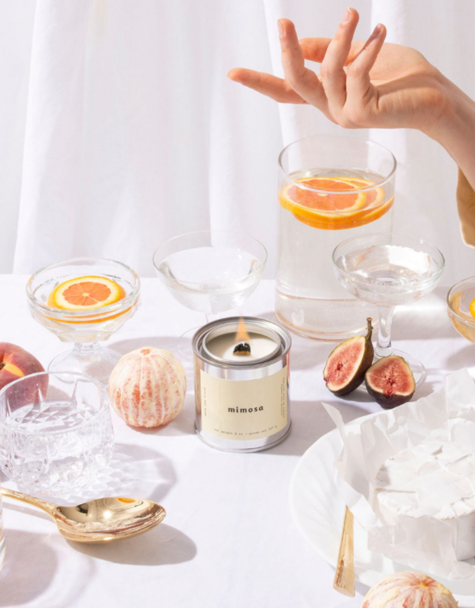Mala The Brand Mimosa Candle / Orange + Mangosteen + Grapefruit