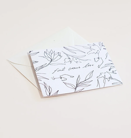 Wilde House Paper First Comes Love Card