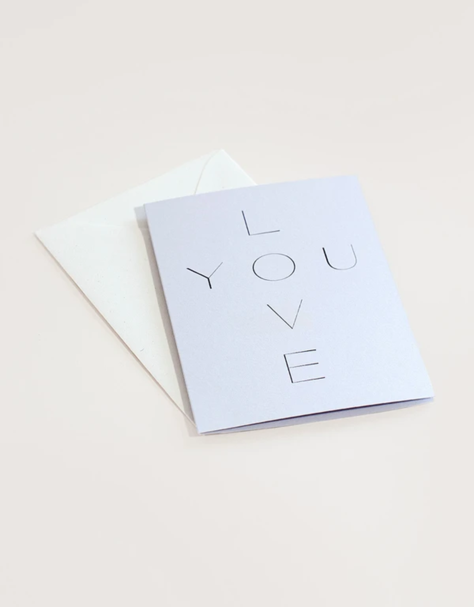 Wilde House Paper Love You Card