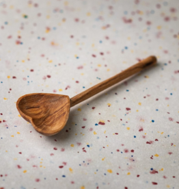 JusTea Hand-carved Kenyan Heart Tea Spoon