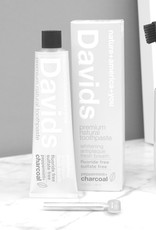 David's Premium Natural Toothpaste - Peppermint Charcoal