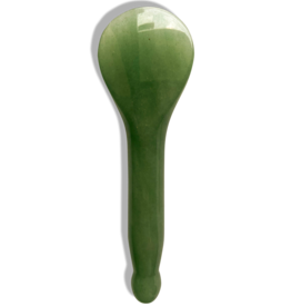 Happy Natural Products Gua Sha Spoon Acupressure Tool - Jade