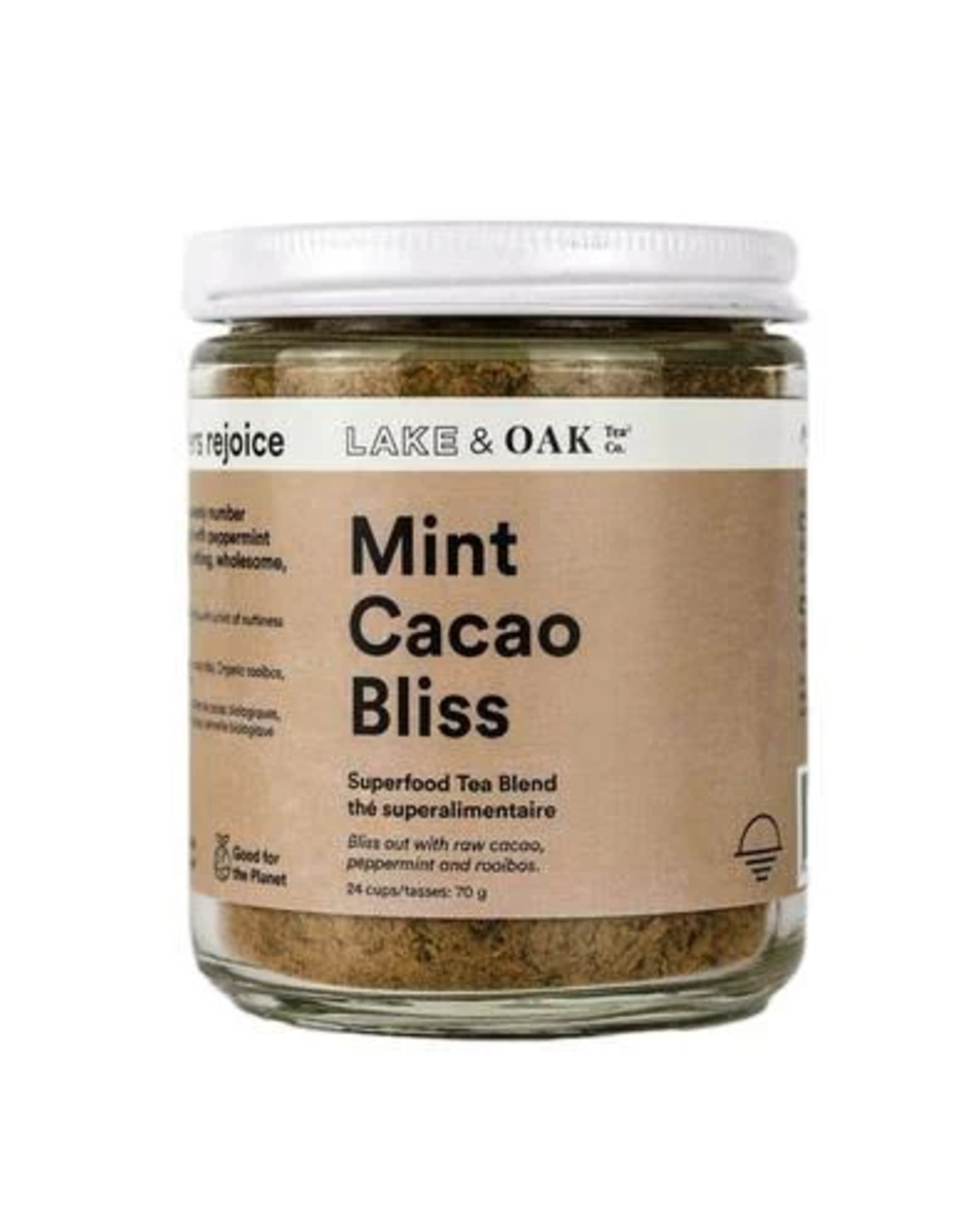 Lake & Oak Tea Co. Mint Cacao Bliss - Superfood Tea