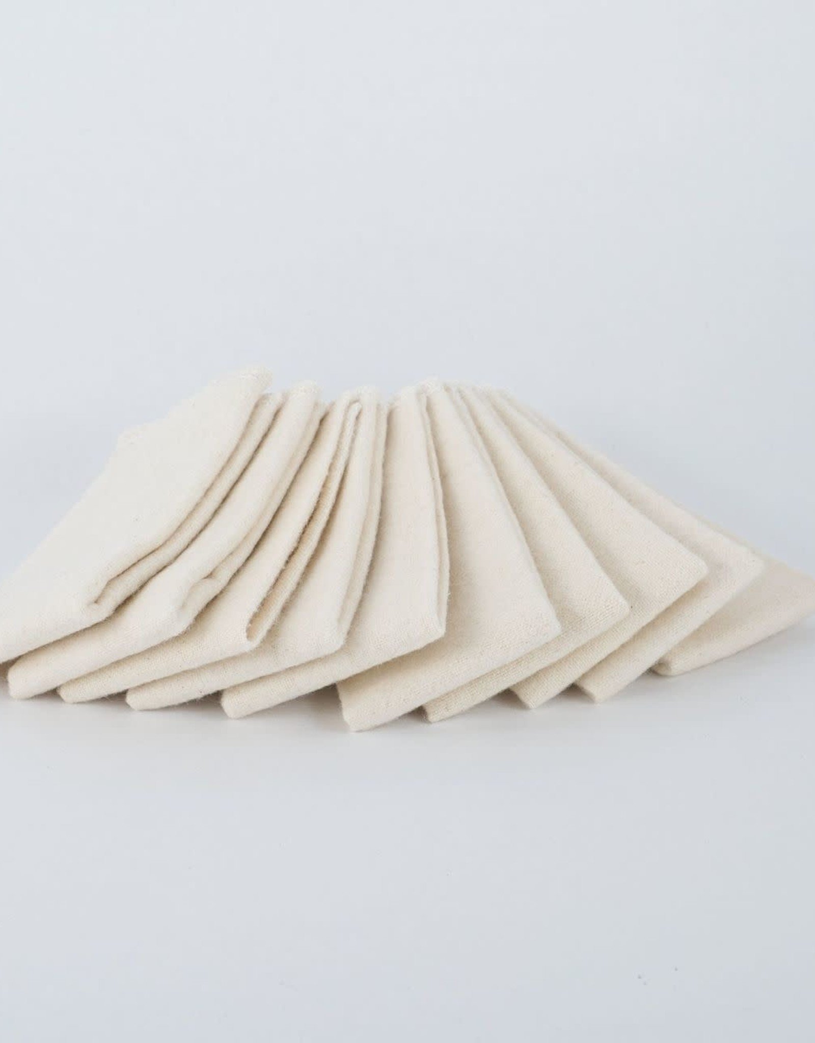 Cheeks Ahoy Reusable Cloth Wipes - 10pk Ivory