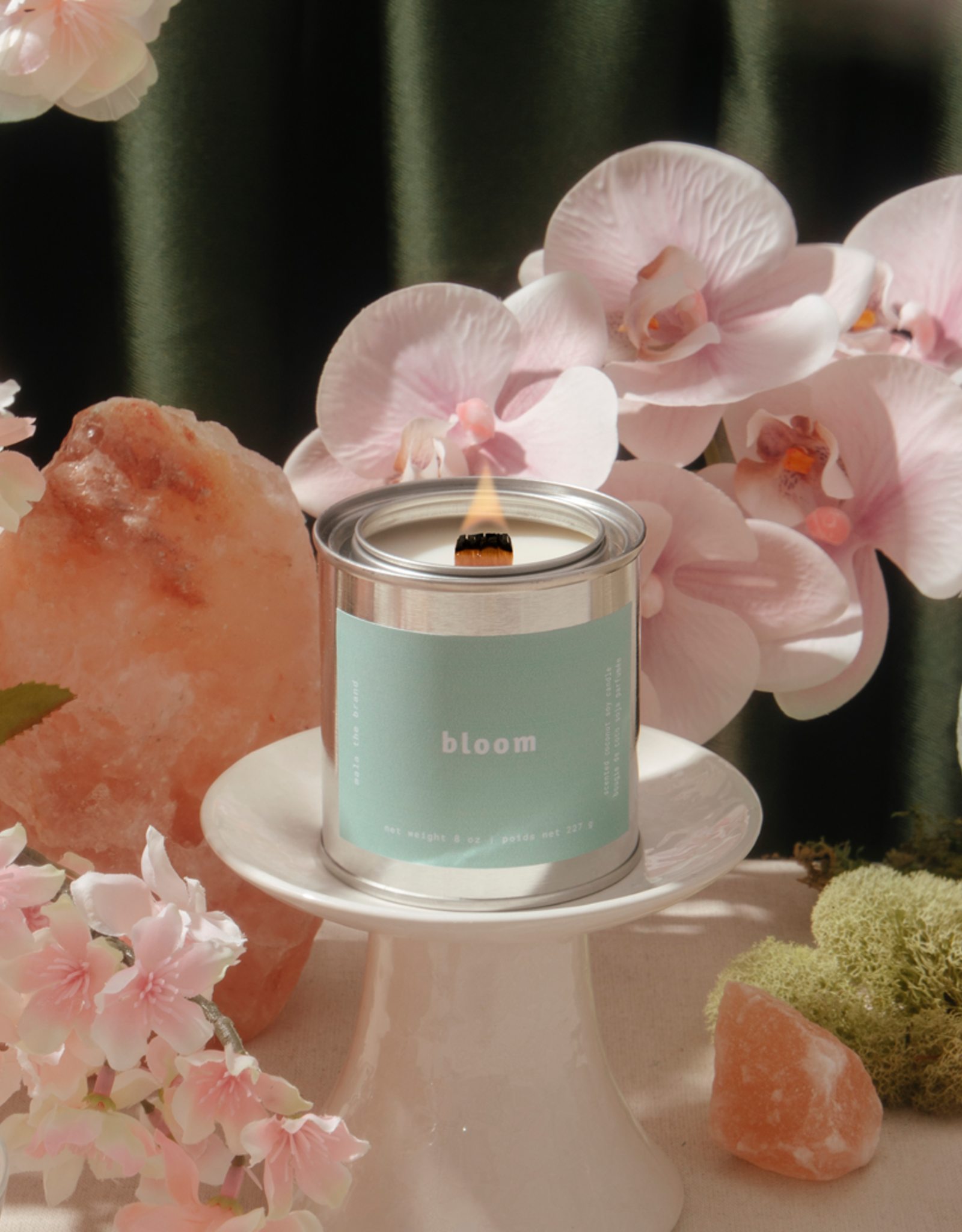 Mala The Brand Bloom Candle / Cherry Blossom + Rose + Sandalwood