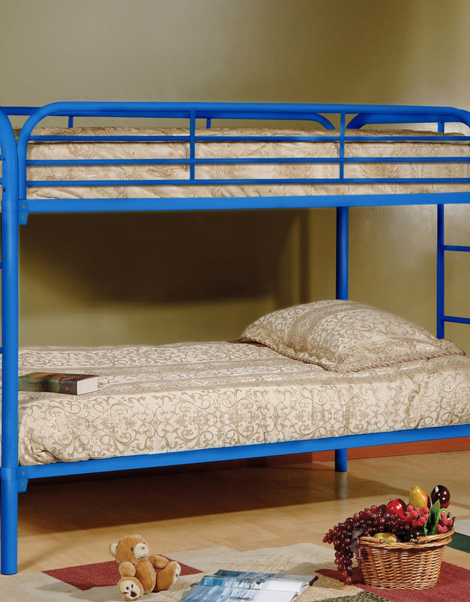 4501 Blue Twin/Twin Bunk-Bed