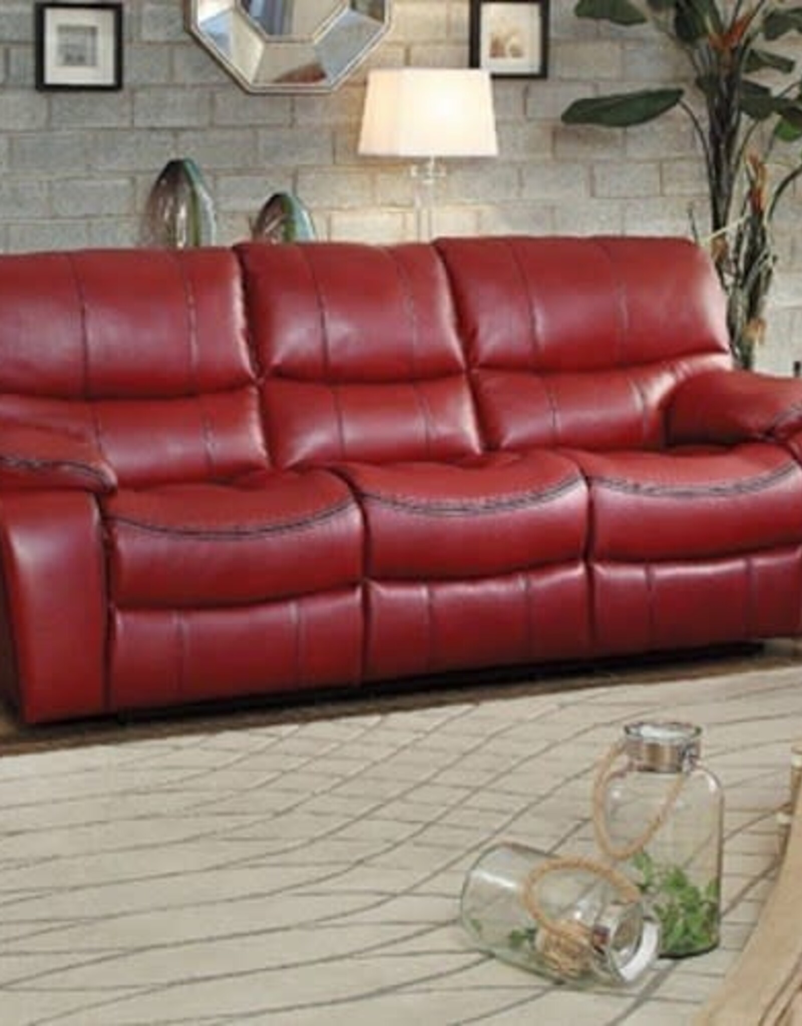 8480 Red Sofa