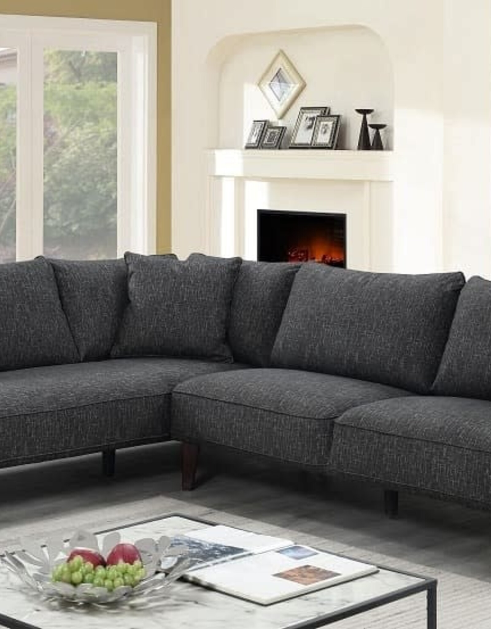 Asher 2pc Sectional (LHF Chaise)