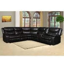 6967 Brown Sectional