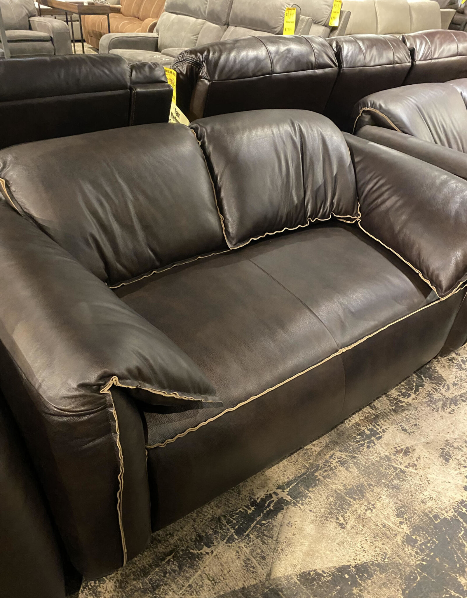 Foster Brown Love Seat