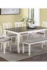 Crown Mark Rowan 6pc Dinette with Bench 2263