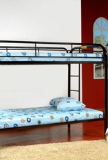 Black Twin over Twin Bunk-Bed