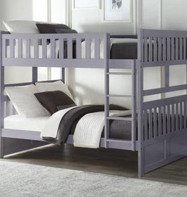 Grey Twin/Twin Bunk-Bed