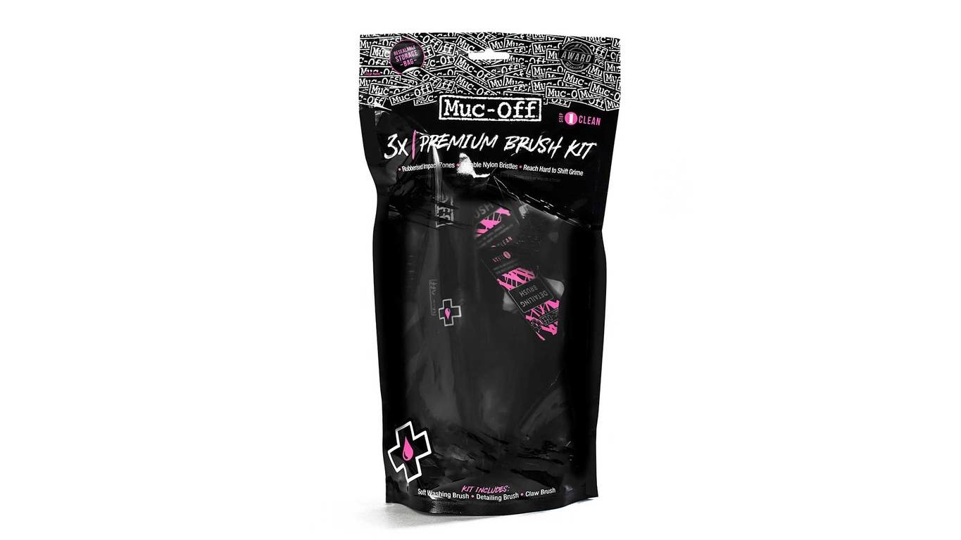 Muc-Off Premium Cleaning Brush Kit Pack of Cyclezone Rotorua Ltd