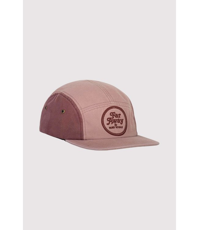 Unisex Beattie 5 Panel Cap Pink Clay OS 