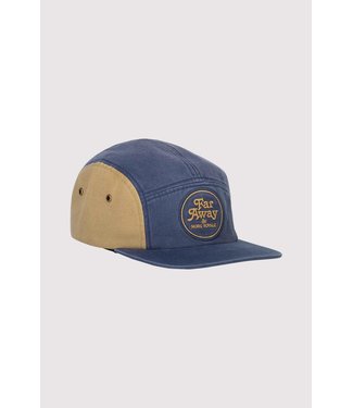 Mons Royale Beattie 5 Panel Cap Dark Denim/ Honey