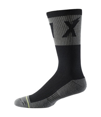 Fox 8" Trail Cushion Sock Wurd - Black