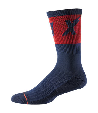 Fox 8" Trail Cushion Sock Wurd - Navy