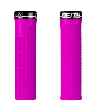 Deity Lockjaw Lock-on Grips Pink