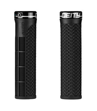 Deity Lockjaw Lock-on Grips Black