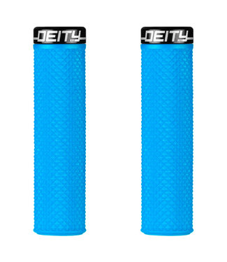 Deity Supracush Lock-on Grips Blue