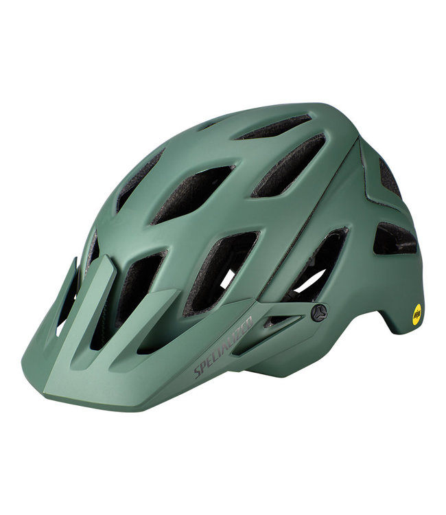 Specialized Ambush ANGi MIPS Helmet - Black/Sage Green