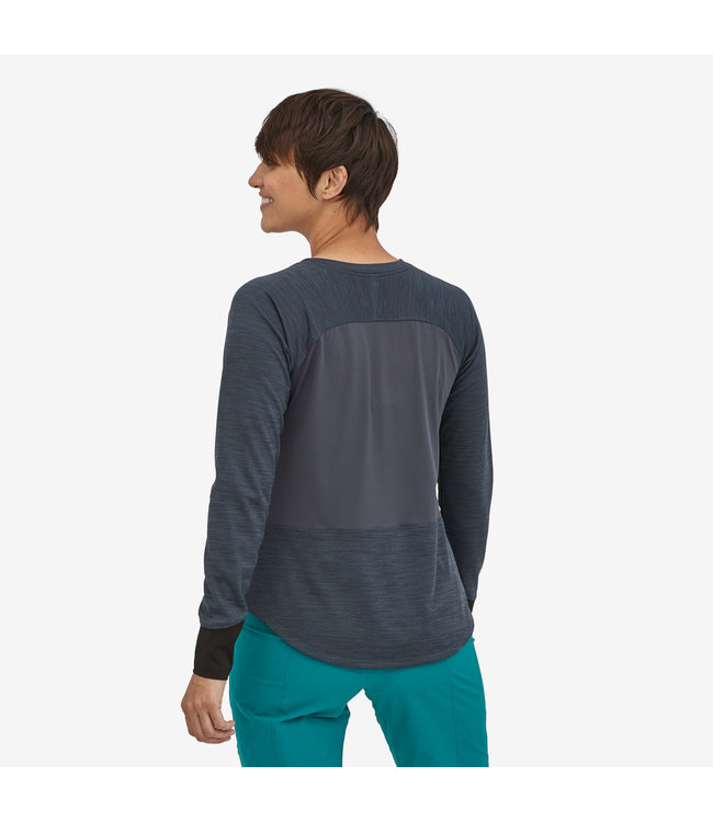 Patagonia Womans Long Sleeve Dirt Craft Jersey -Smoulder Blue