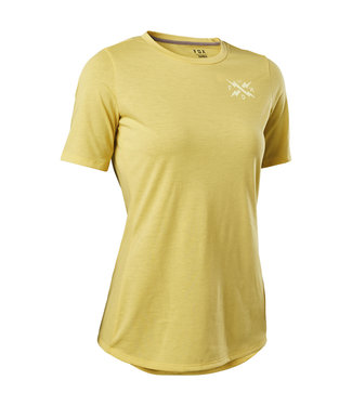 Fox Womens Ranger DR SS Jersey Calibrated Pear Yellow