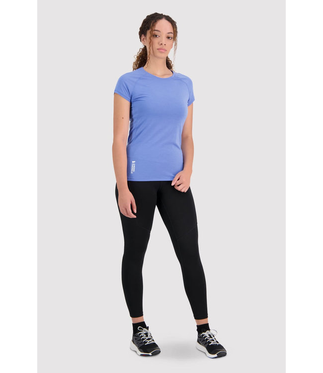 Mons Royale Woman's Bella Tech Tee - Cornflower
