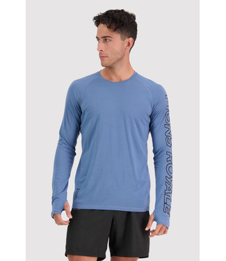 Mons Royale Temple Tech LS-Blue Slate-Mens