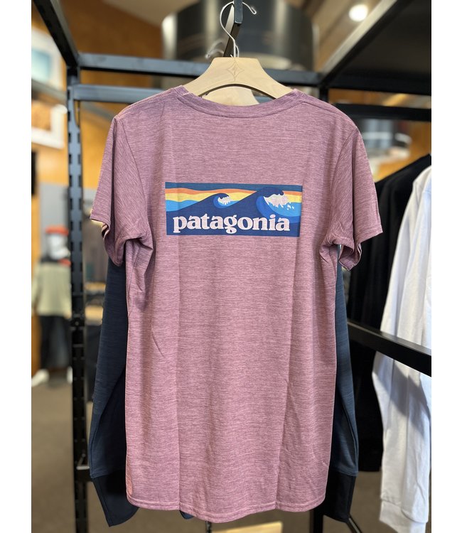 Patagonia W's Cap Cool Daily Graphic Shirt -Waters Evening Mauve