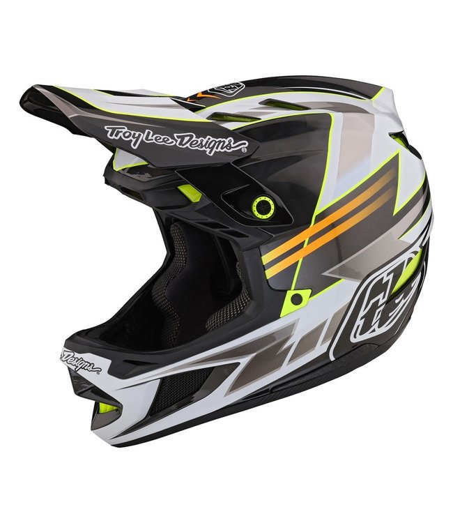 Troy Lee Designs TLD D4 AS Carbon Helmet - Saber Gray