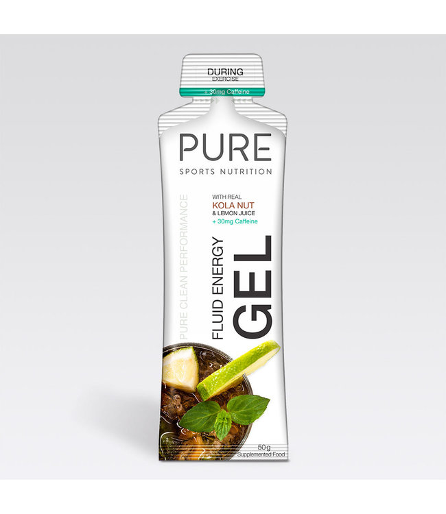 Pure Sports Nutrition Pure Fluid Energy Gel Cola + Caffeine (30mg)  50g