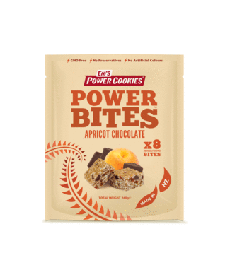 Em's Em's Power Cookie Bites Apricot Choc Attack Pouch - 8x30g