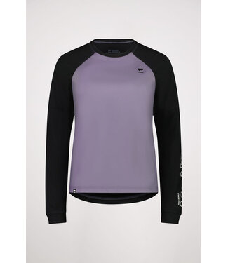 Mons Royale Mons Royale Tarn Merino Shift Wind Jersey Womens - Shark/Black