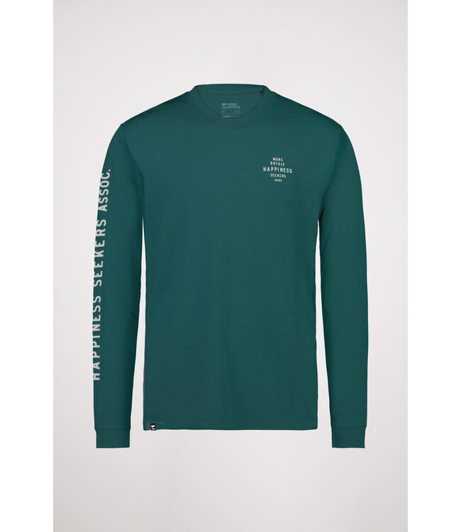 Mons Royale Mons Royale Icon LS Mens - Happiness Evergreen