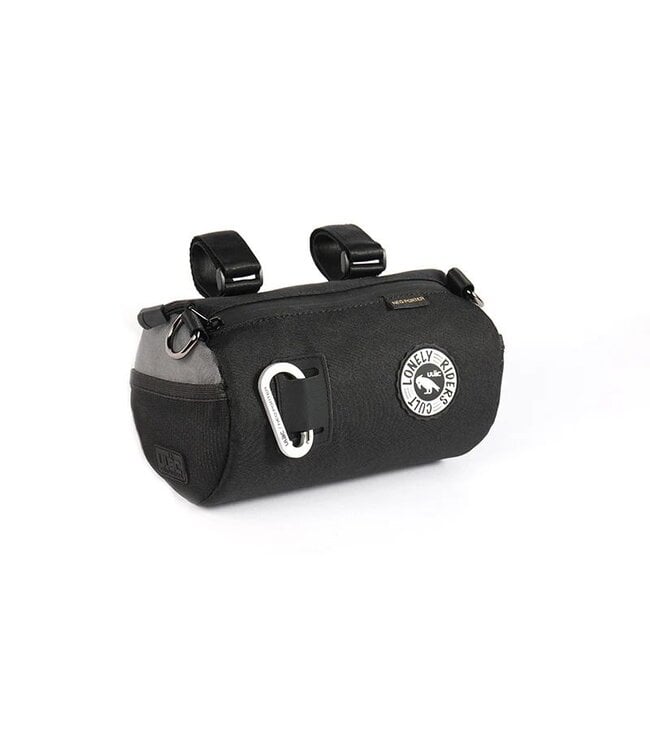 ULAC Handlebar Roll Bag Coursier 2.7L with Carabiner Black / Grey