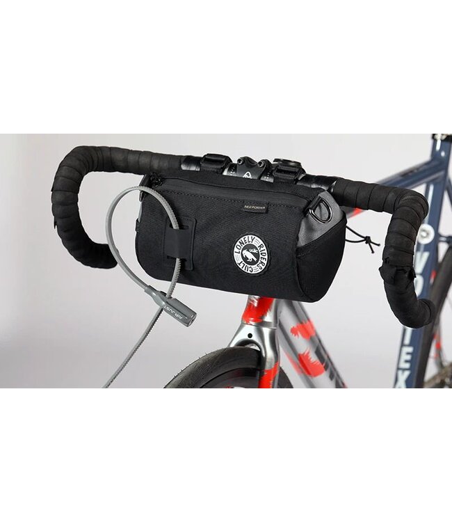 ULAC Handlebar Roll Bag Coursier 2.7L with Carabiner Black / Grey