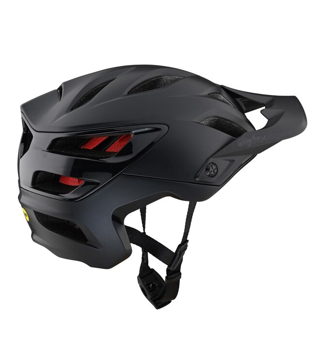 Troy Lee Designs A3 AS Helmet - Uno Black