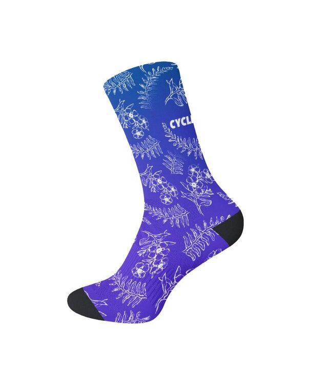 Sox Footwear Sox Footwear Socks Cyclezone Blue top