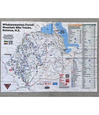 Manky Cloth Rotorua Forest Map