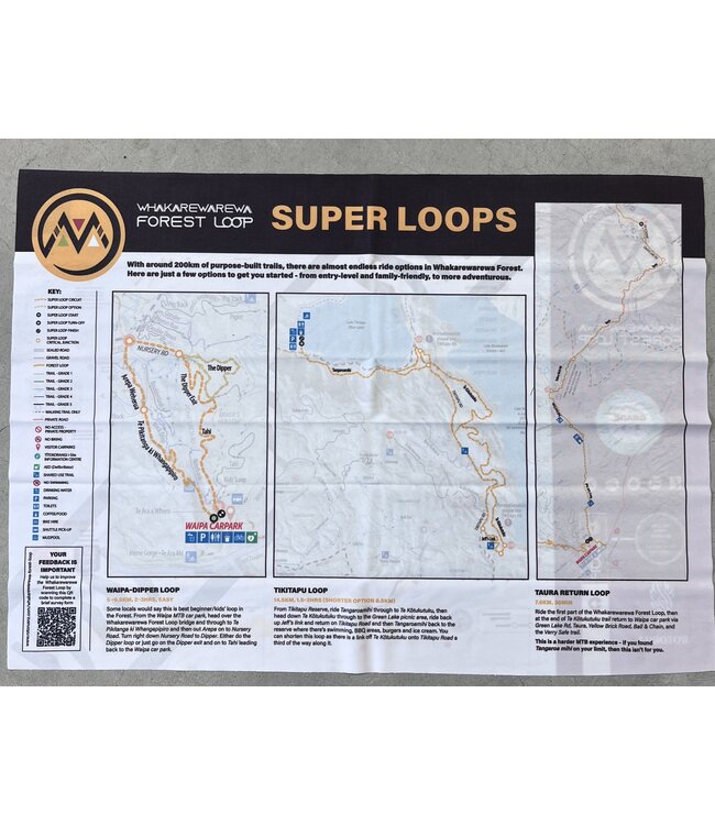 Manky Cloth Rotorua FOREST LOOP