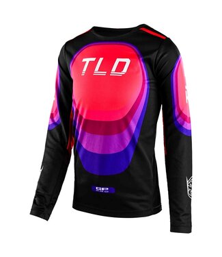 Troy Lee Designs YOUTH GP PRO JERSEY REVERB BLACK/GLO RED