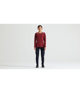 Specialized Women's Trail Air Long Sleeve Jersey - Garnet Red