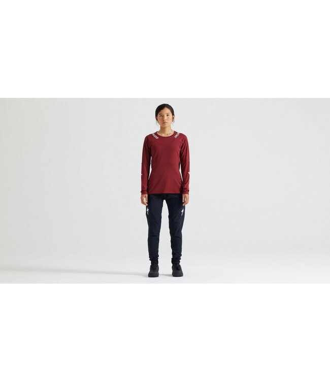 Specialized Women's Trail Air Long Sleeve Jersey - Garnet Red
