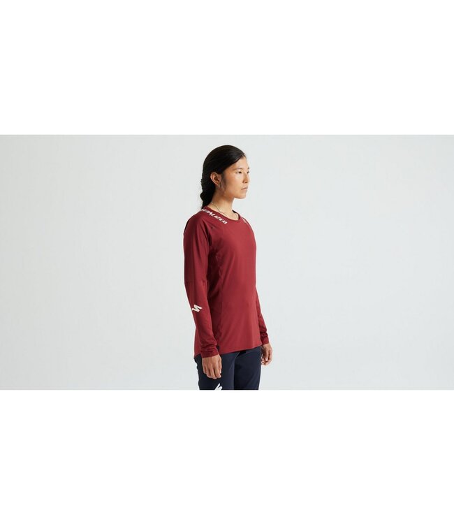 Specialized Women's Trail Air Long Sleeve Jersey - Garnet Red