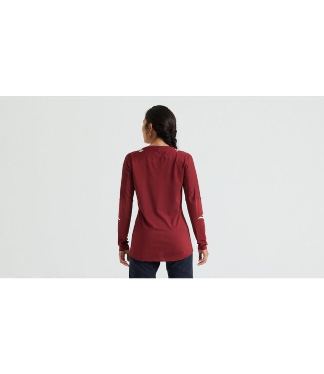 Specialized Women's Trail Air Long Sleeve Jersey - Garnet Red